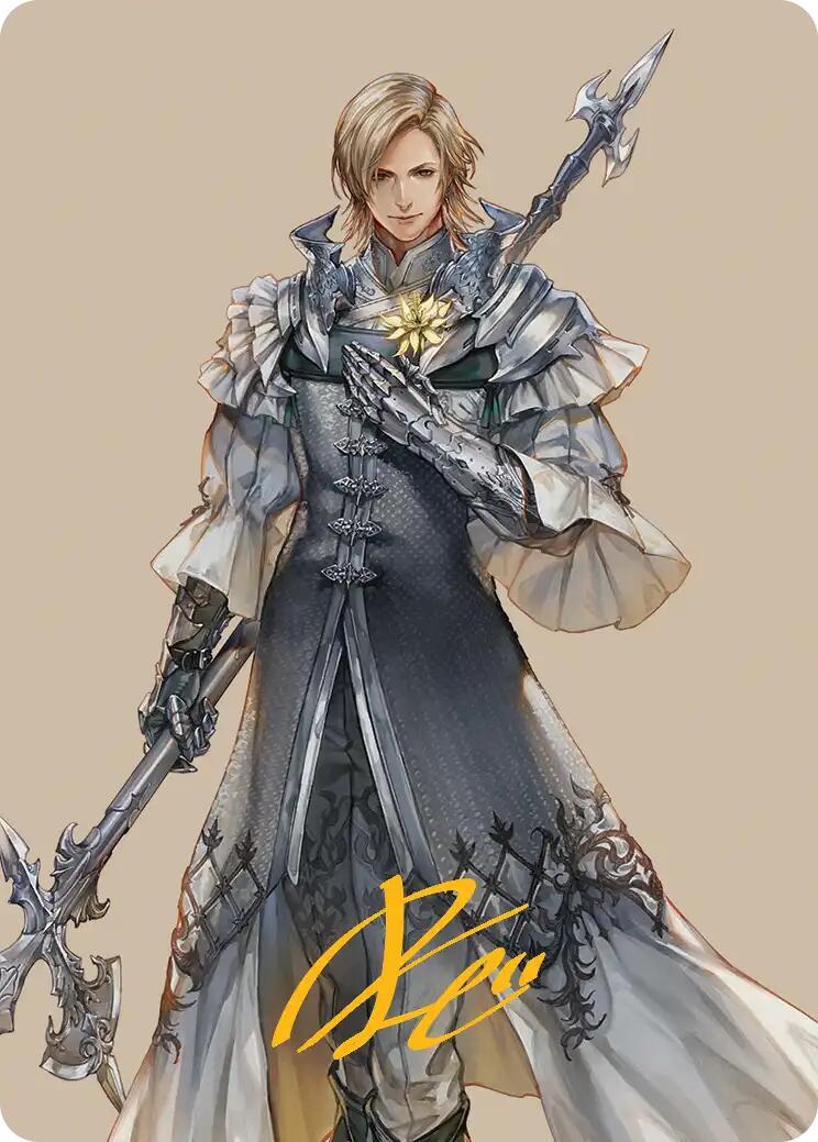 Dion, Bahamut's Dominant Art Card (Gold-Stamped Signature) [FINAL FANTASY Art Series] | I Want That Stuff Brandon