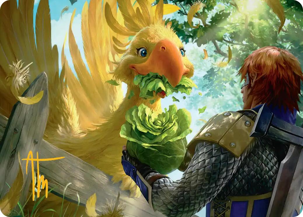 Gysahl Greens Art Card (Gold-Stamped Signature) [FINAL FANTASY Art Series] | I Want That Stuff Brandon
