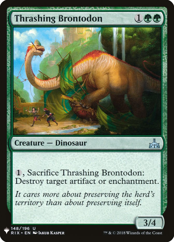 Thrashing Brontodon [Mystery Booster] | I Want That Stuff Brandon