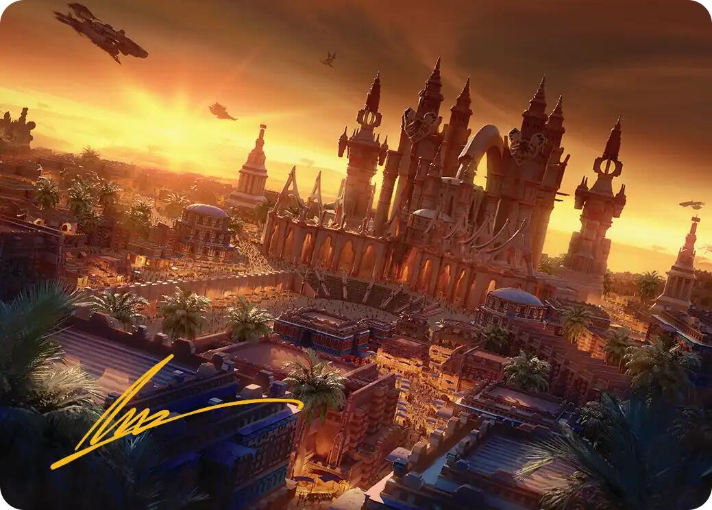 Rabanastre, Royal City Art Card (Gold-Stamped Signature) [FINAL FANTASY Art Series] | I Want That Stuff Brandon