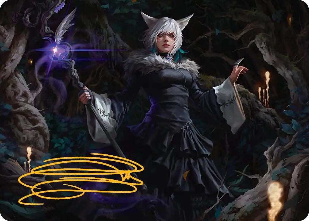 Y'shtola, Night's Blessed Art Card (21) (Gold-Stamped Signature) [FINAL FANTASY Art Series] | I Want That Stuff Brandon