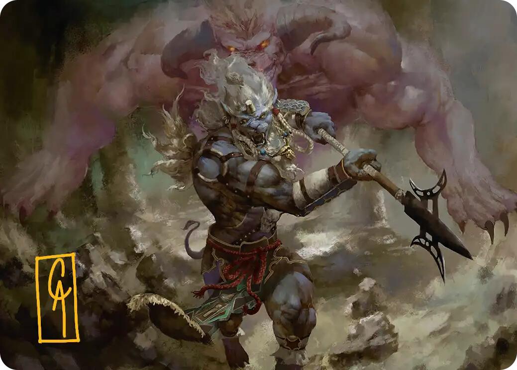 Kimahri, Valiant Guardian Art Card (Gold-Stamped Signature) [FINAL FANTASY Art Series] | I Want That Stuff Brandon