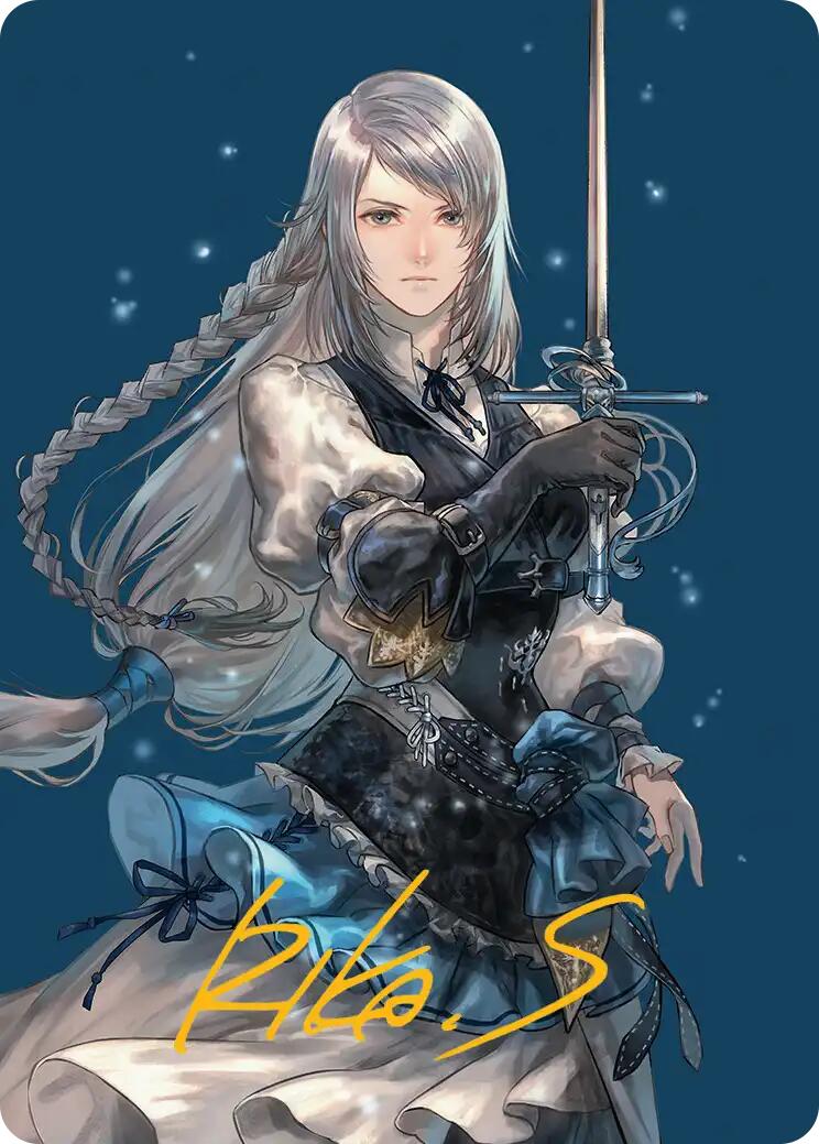Jill, Shiva's Dominant Art Card (Gold-Stamped Signature) [FINAL FANTASY Art Series] | I Want That Stuff Brandon