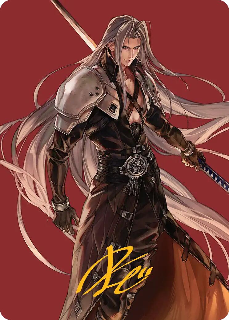 Sephiroth, Fabled SOLDIER Art Card (Gold-Stamped Signature) [FINAL FANTASY Art Series] | I Want That Stuff Brandon