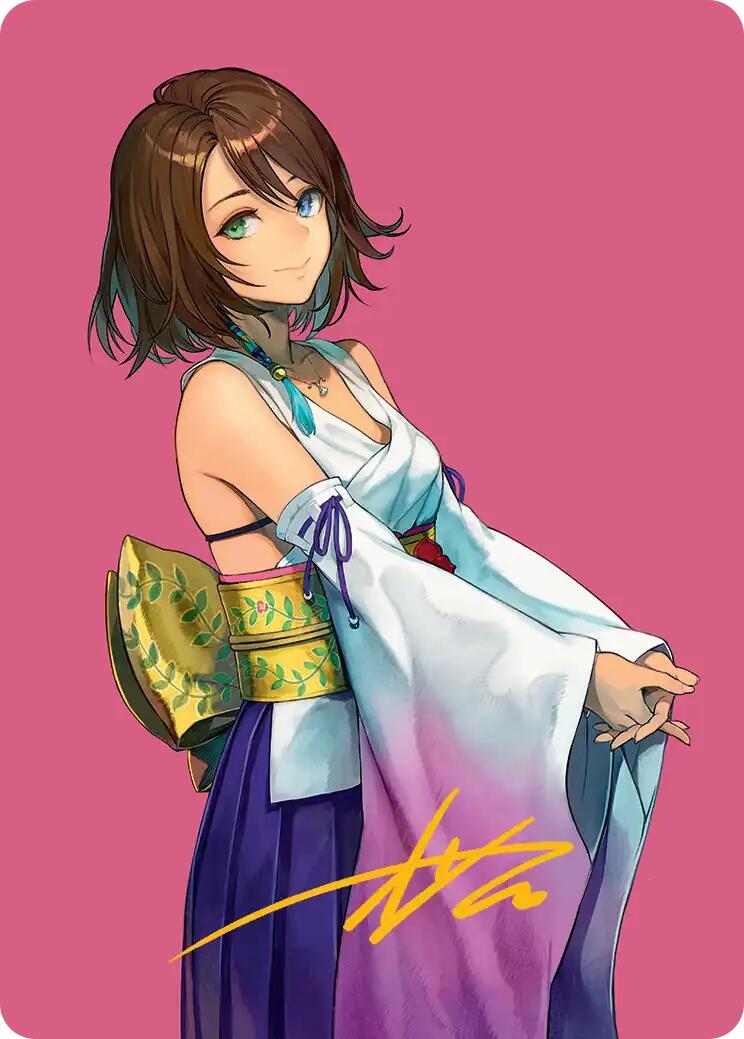 Yuna, Hope of Spira Art Card (Gold-Stamped Signature) [FINAL FANTASY Art Series] | I Want That Stuff Brandon