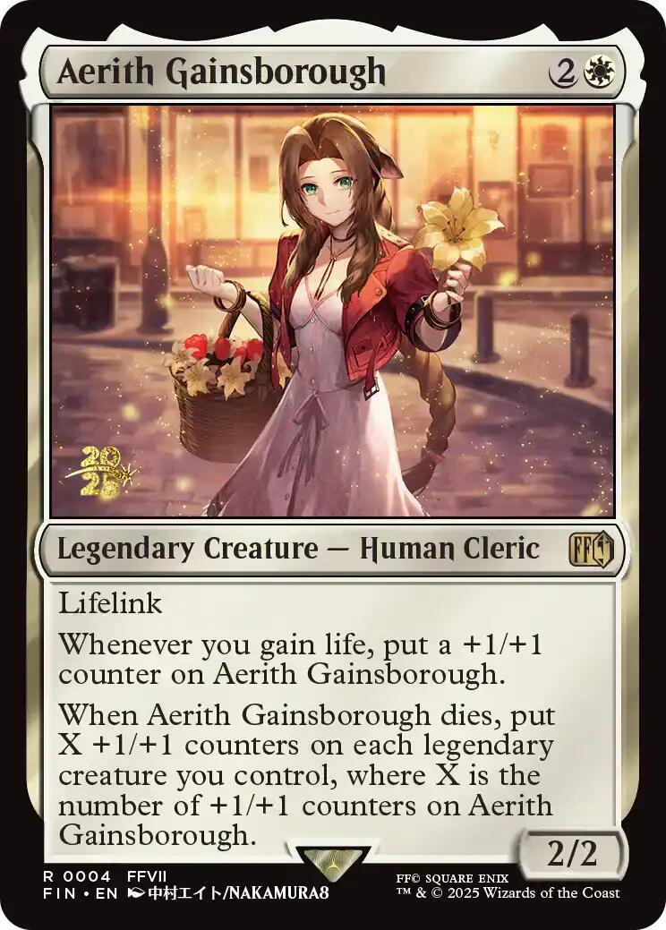 Aerith Gainsborough [FINAL FANTASY Prerelease Promo] | I Want That Stuff Brandon