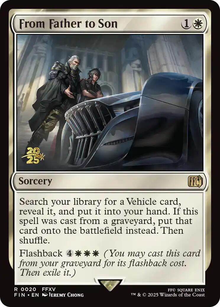 From Father to Son [FINAL FANTASY Prerelease Promo] | I Want That Stuff Brandon