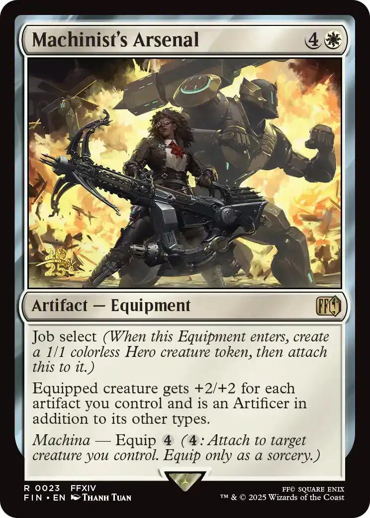Machinist's Arsenal [FINAL FANTASY Prerelease Promo] | I Want That Stuff Brandon