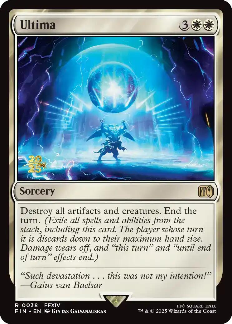 Ultima [FINAL FANTASY Prerelease Promo] | I Want That Stuff Brandon
