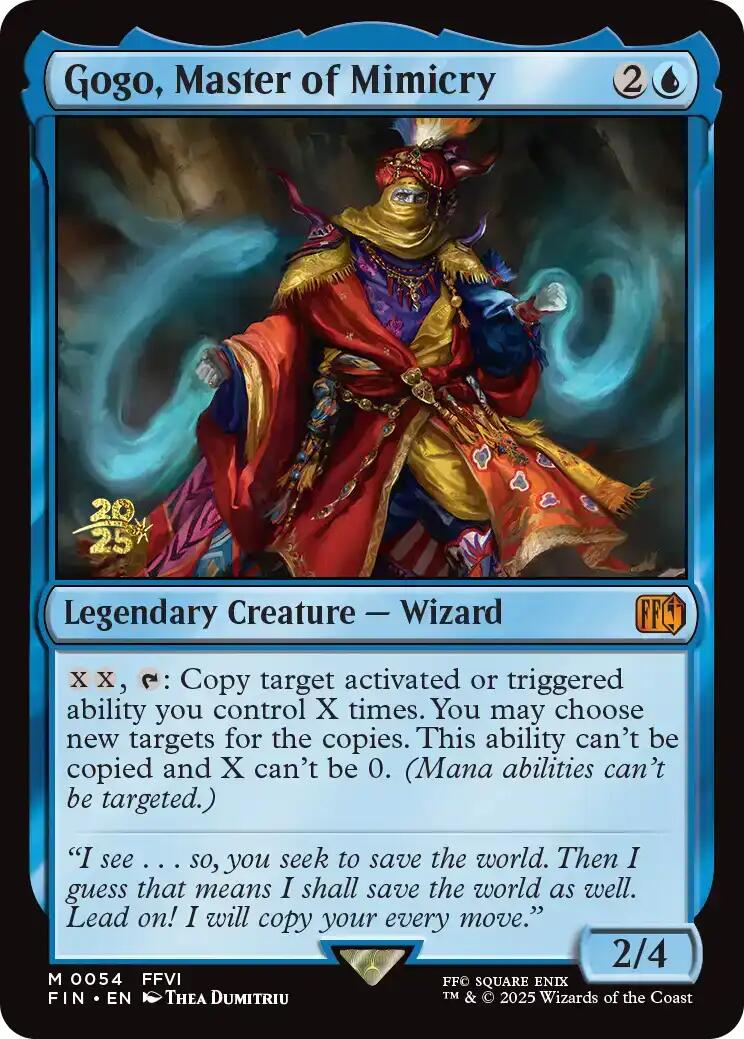 Gogo, Master of Mimicry [FINAL FANTASY Prerelease Promo] | I Want That Stuff Brandon