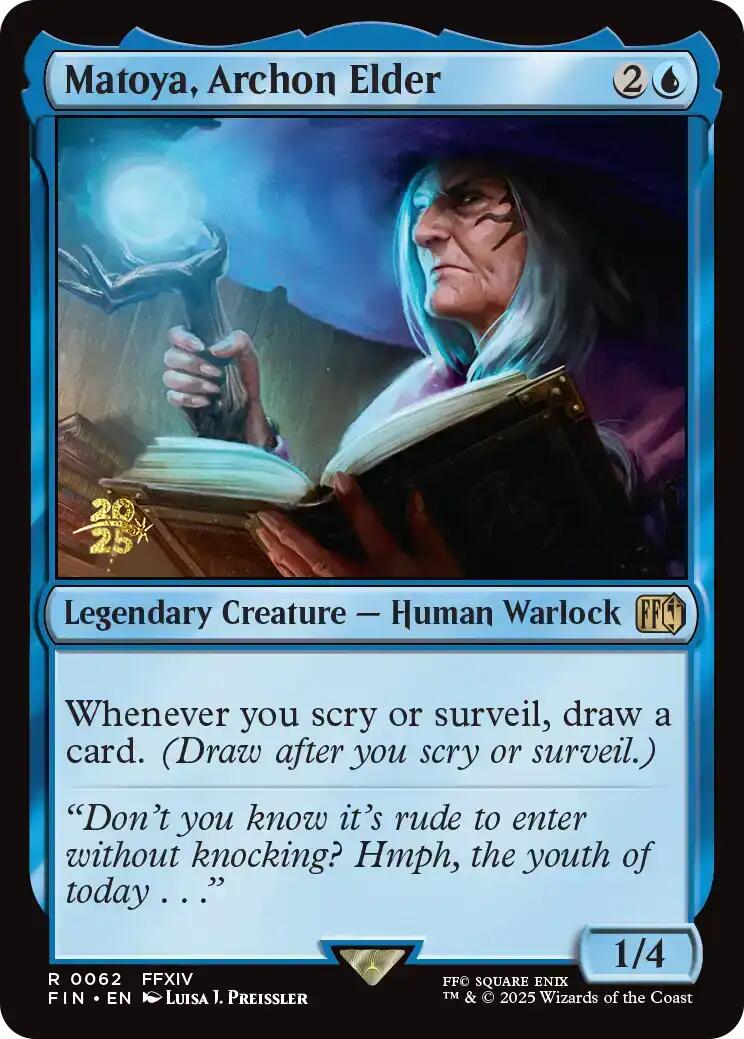 Matoya, Archon Elder [FINAL FANTASY Prerelease Promo] | I Want That Stuff Brandon