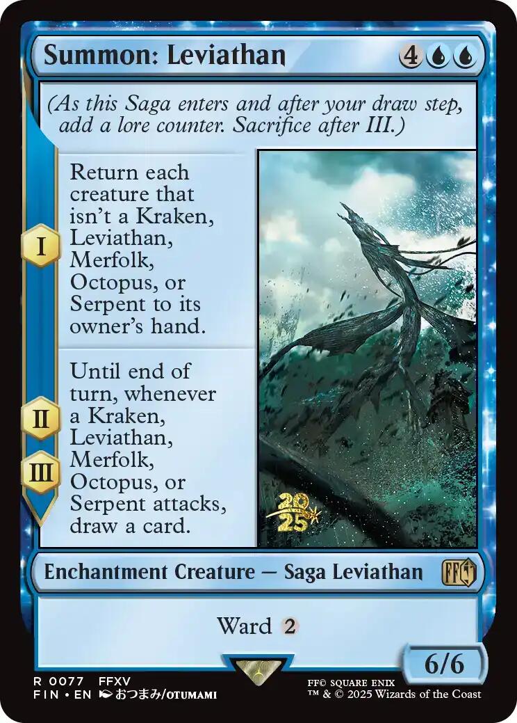 Summon: Leviathan [FINAL FANTASY Prerelease Promo] | I Want That Stuff Brandon