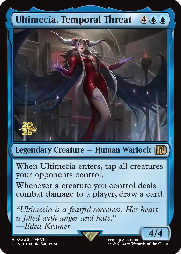 Ultimecia, Temporal Threat [FINAL FANTASY Prerelease Promo] | I Want That Stuff Brandon