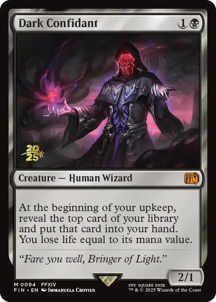 Dark Confidant [FINAL FANTASY Prerelease Promo] | I Want That Stuff Brandon