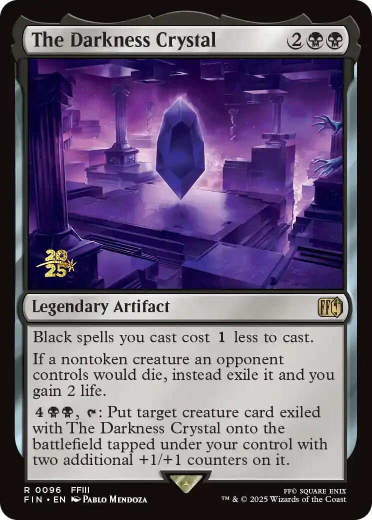 The Darkness Crystal [FINAL FANTASY Prerelease Promo] | I Want That Stuff Brandon