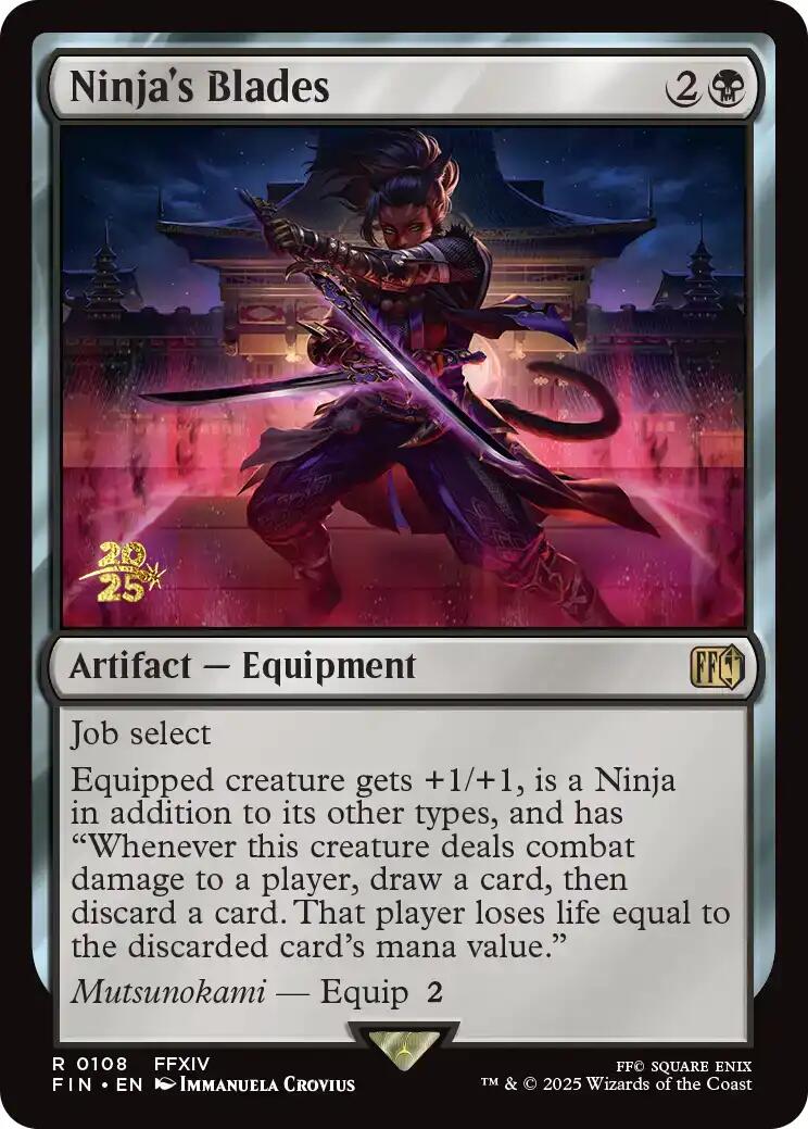 Ninja's Blades [FINAL FANTASY Prerelease Promo] | I Want That Stuff Brandon