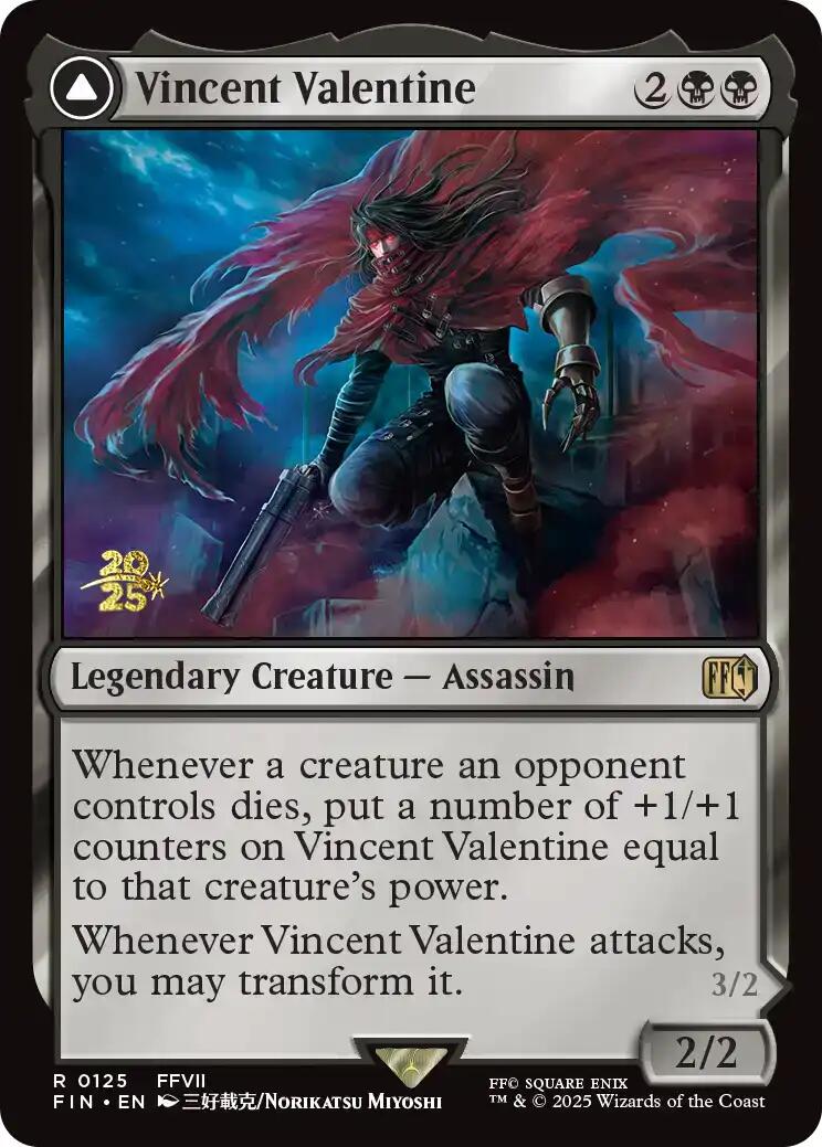 Vincent Valentine // Galian Beast [FINAL FANTASY Prerelease Promo] | I Want That Stuff Brandon