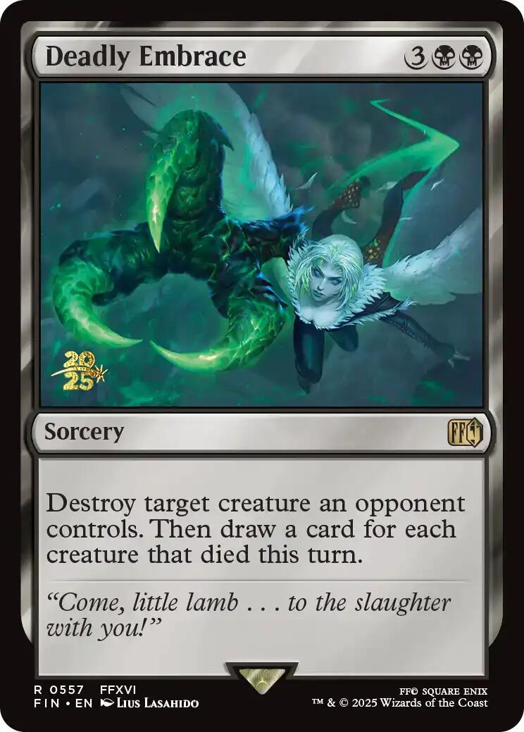 Deadly Embrace [FINAL FANTASY Prerelease Promo] | I Want That Stuff Brandon