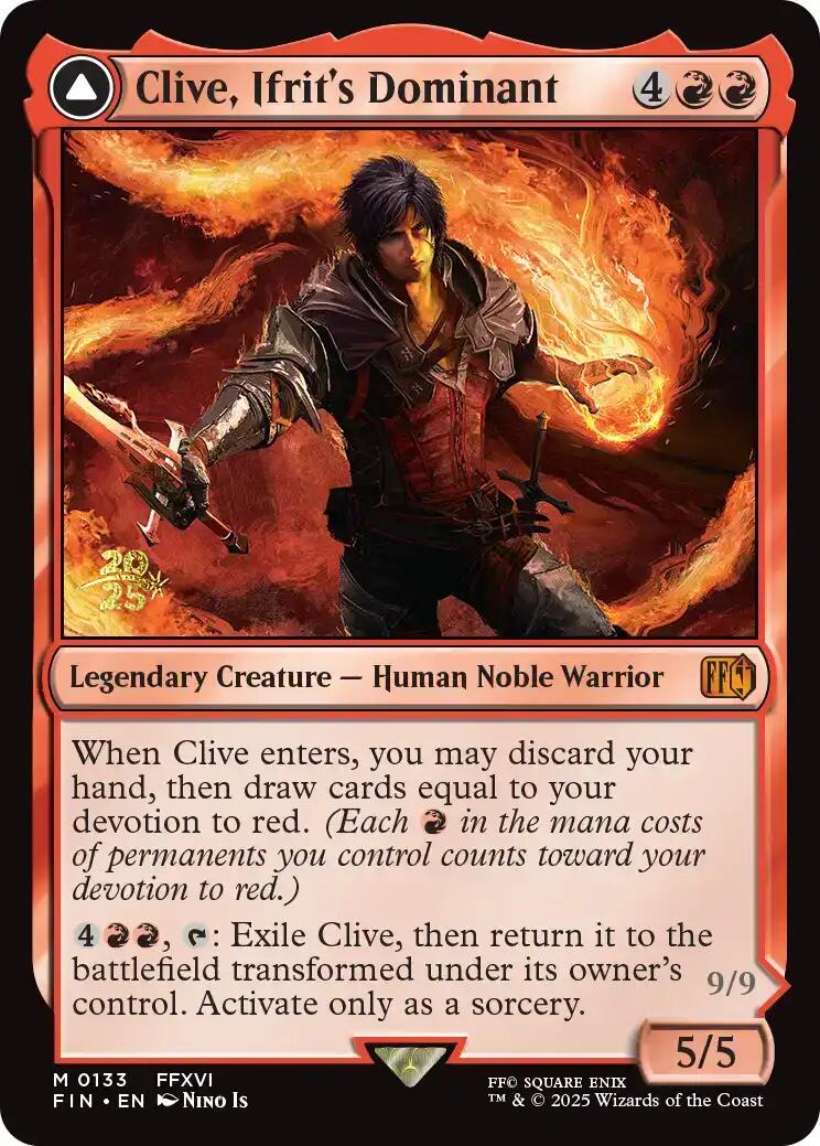 Clive, Ifrit's Dominant [FINAL FANTASY Prerelease Promo] | I Want That Stuff Brandon