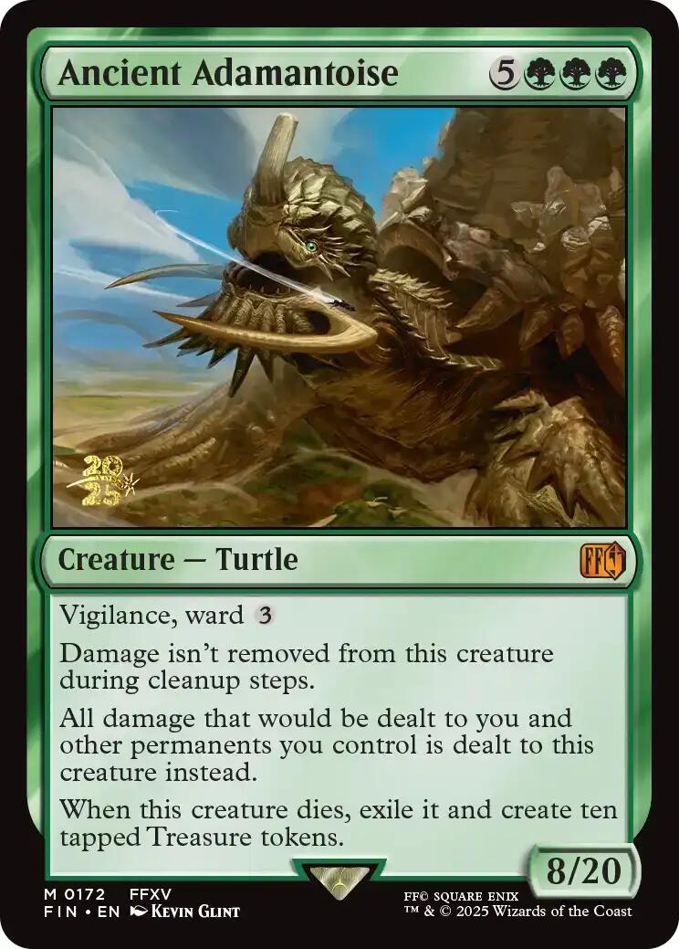 Ancient Adamantoise [FINAL FANTASY Prerelease Promo] | I Want That Stuff Brandon
