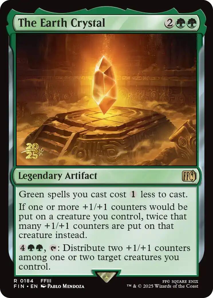 The Earth Crystal [FINAL FANTASY Prerelease Promo] | I Want That Stuff Brandon