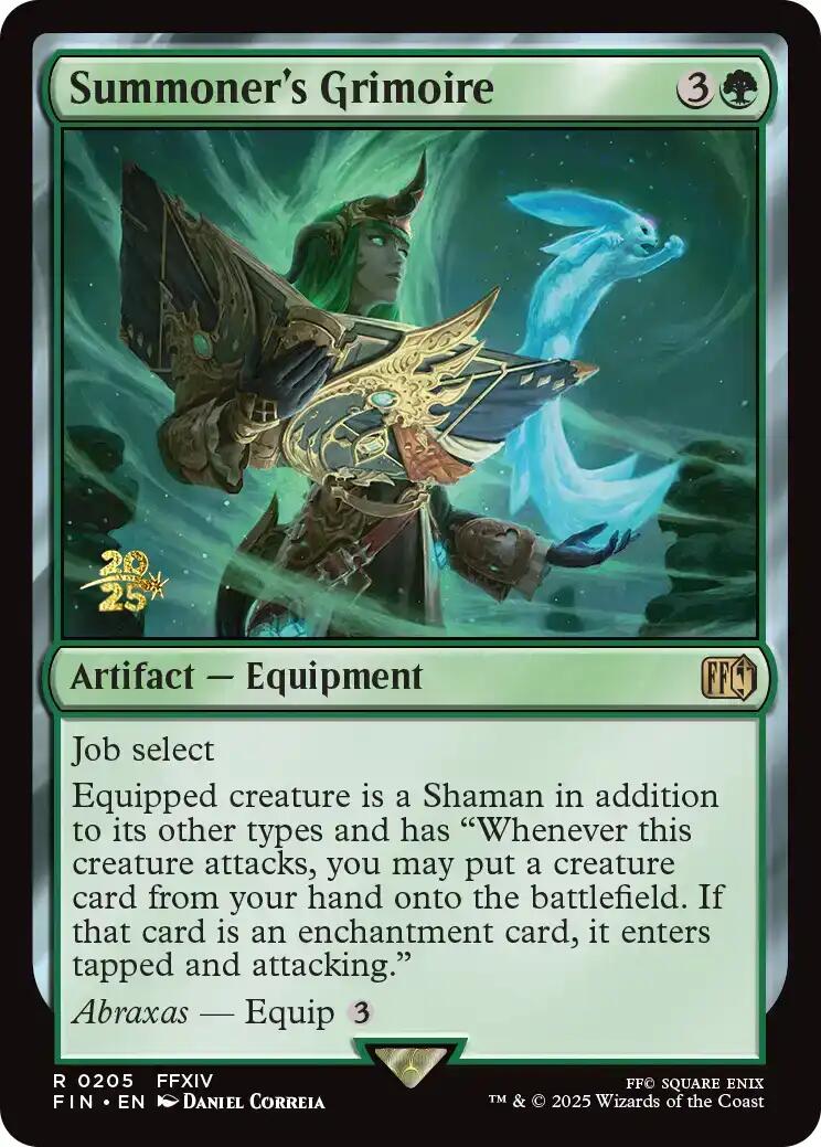 Summoner's Grimoire [FINAL FANTASY Prerelease Promo] | I Want That Stuff Brandon