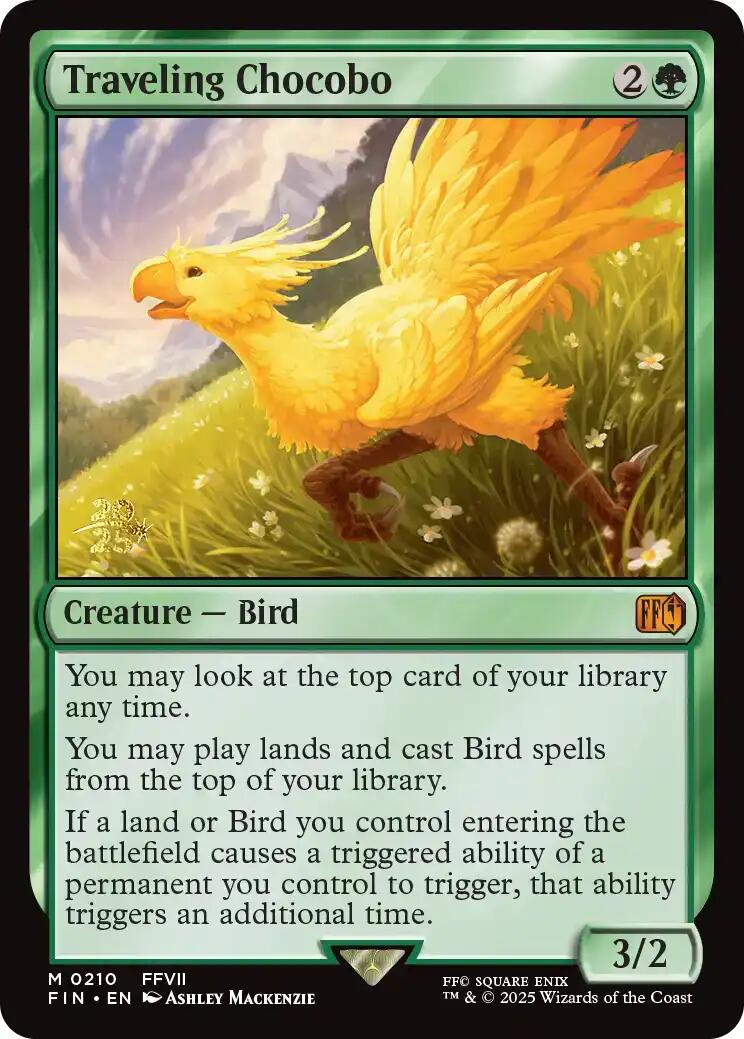 Traveling Chocobo [FINAL FANTASY Prerelease Promo] | I Want That Stuff Brandon