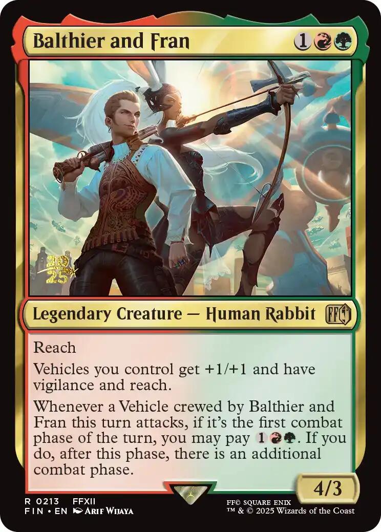 Balthier and Fran [FINAL FANTASY Prerelease Promo] | I Want That Stuff Brandon