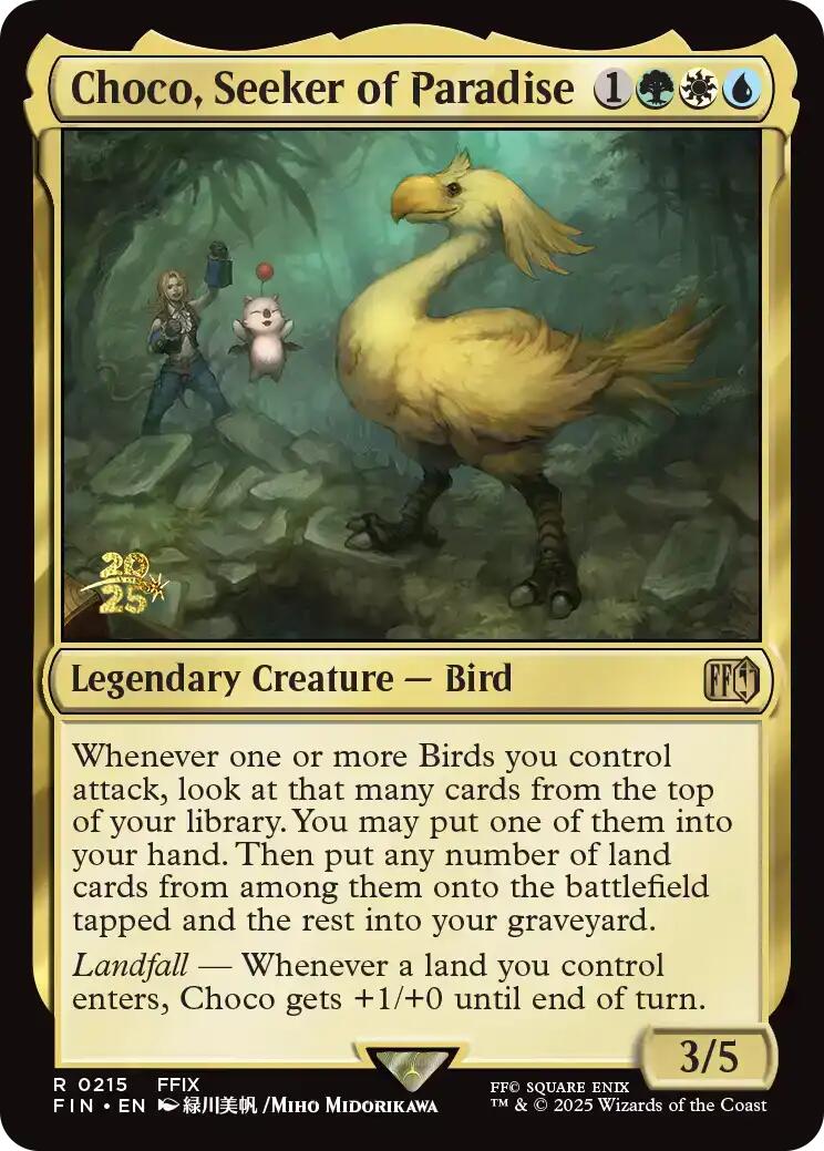 Choco, Seeker of Paradise [FINAL FANTASY Prerelease Promo] | I Want That Stuff Brandon