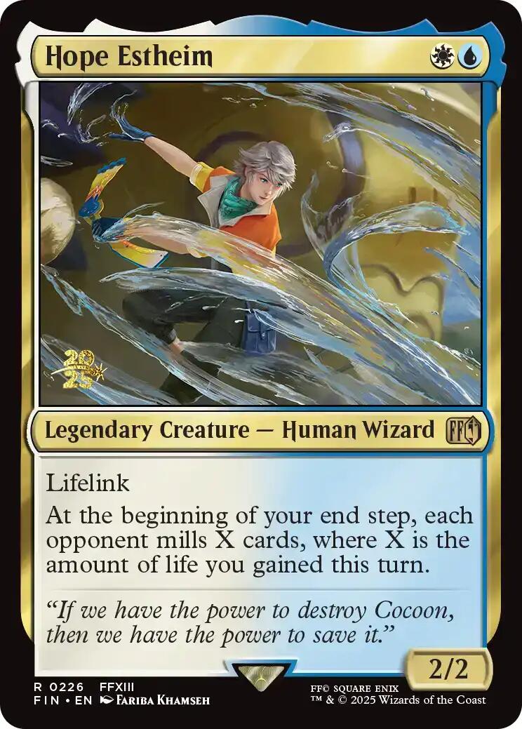 Hope Estheim [FINAL FANTASY Prerelease Promo] | I Want That Stuff Brandon