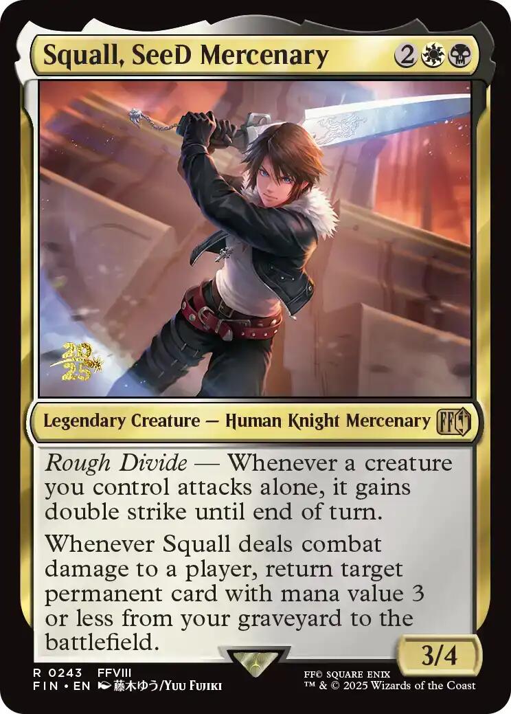 Squall, SeeD Mercenary [FINAL FANTASY Prerelease Promo] | I Want That Stuff Brandon