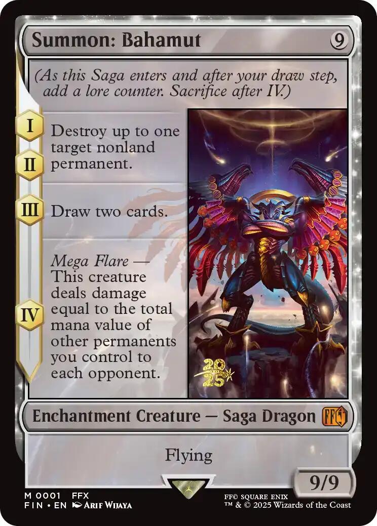 Summon: Bahamut [FINAL FANTASY Prerelease Promo] | I Want That Stuff Brandon