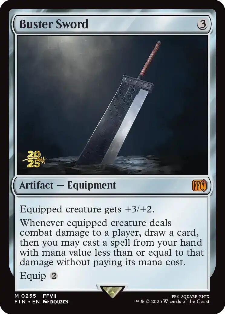 Buster Sword [FINAL FANTASY Prerelease Promo] | I Want That Stuff Brandon