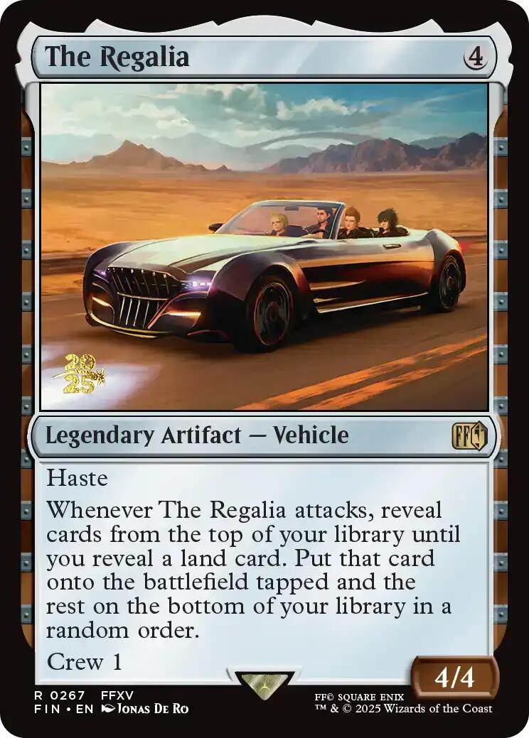 The Regalia [FINAL FANTASY Prerelease Promo] | I Want That Stuff Brandon