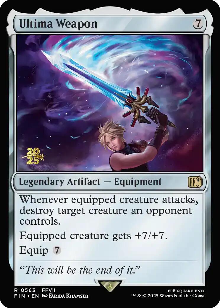 Ultima Weapon [FINAL FANTASY Prerelease Promo] | I Want That Stuff Brandon