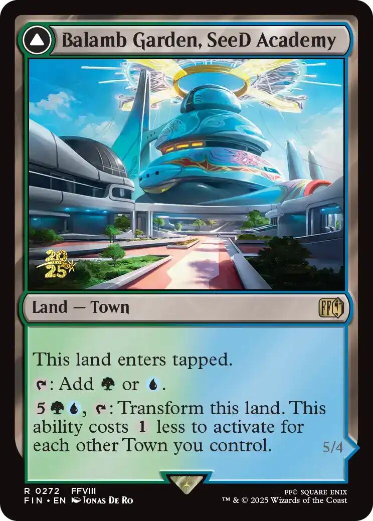 Balamb Garden, SeeD Academy // Balamb Garden, Airborne [FINAL FANTASY Prerelease Promo] | I Want That Stuff Brandon