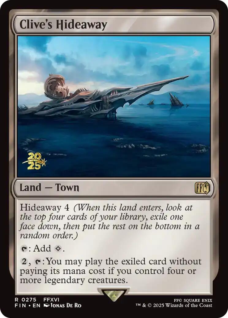 Clive's Hideaway [FINAL FANTASY Prerelease Promo] | I Want That Stuff Brandon