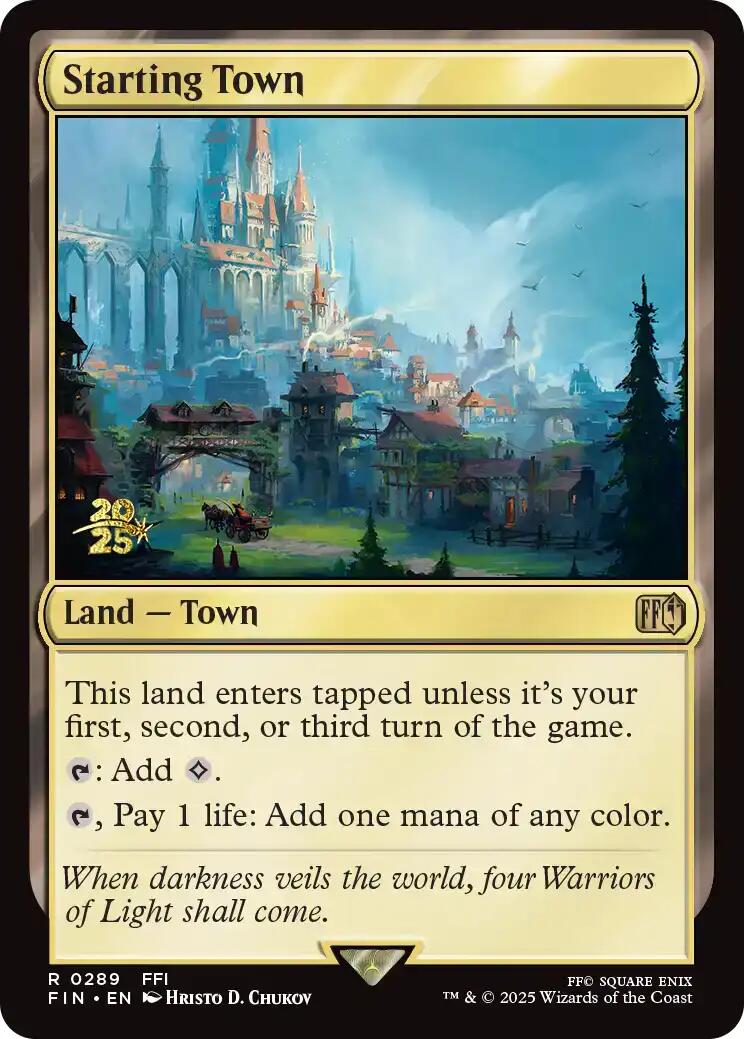 Starting Town [FINAL FANTASY Prerelease Promo] | I Want That Stuff Brandon