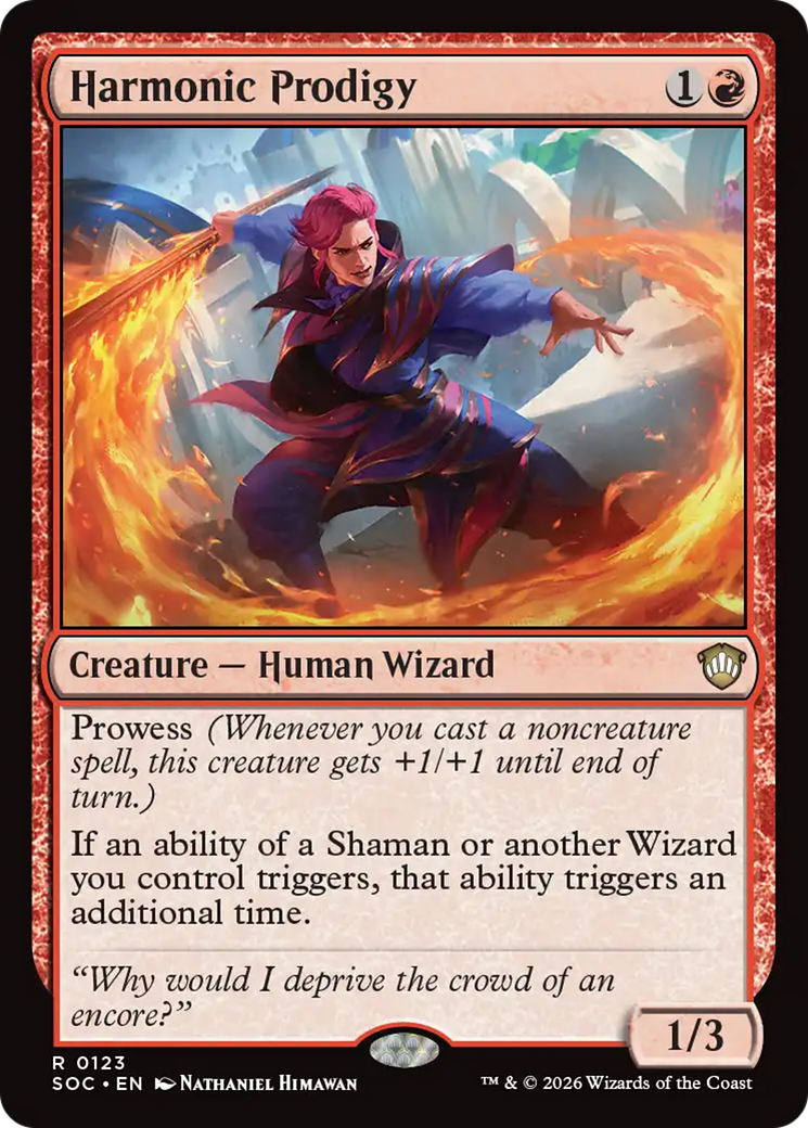 Harmonic Prodigy [Secrets of Strixhaven Commander] | I Want That Stuff Brandon