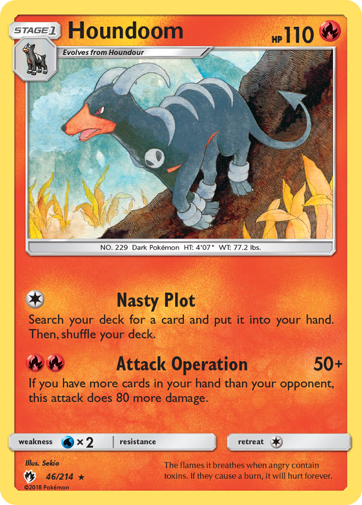 Houndoom (46/214) [Sun & Moon: Lost Thunder] | I Want That Stuff Brandon