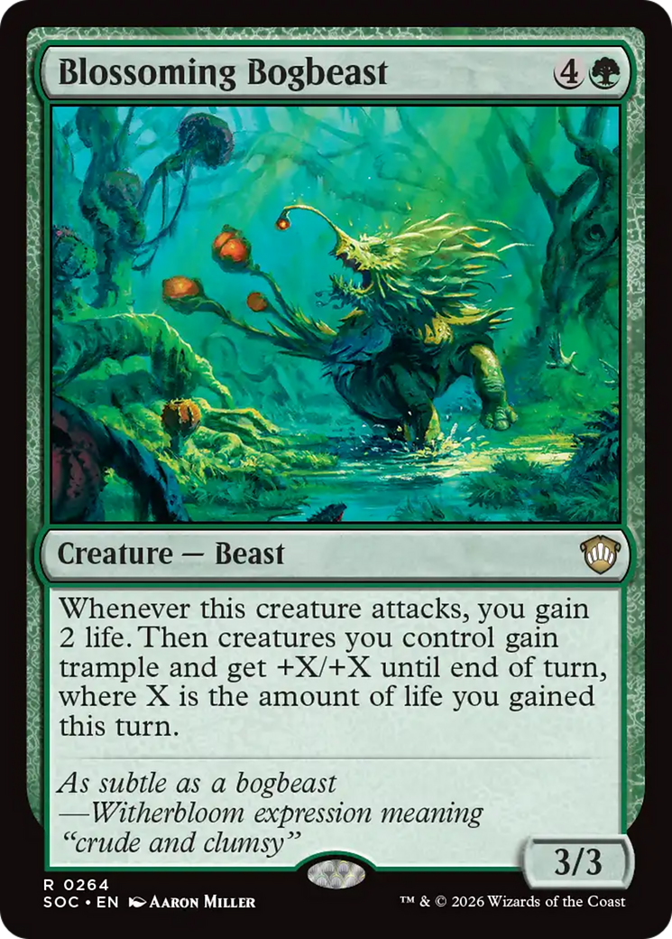Blossoming Bogbeast [Secrets of Strixhaven Commander] | I Want That Stuff Brandon