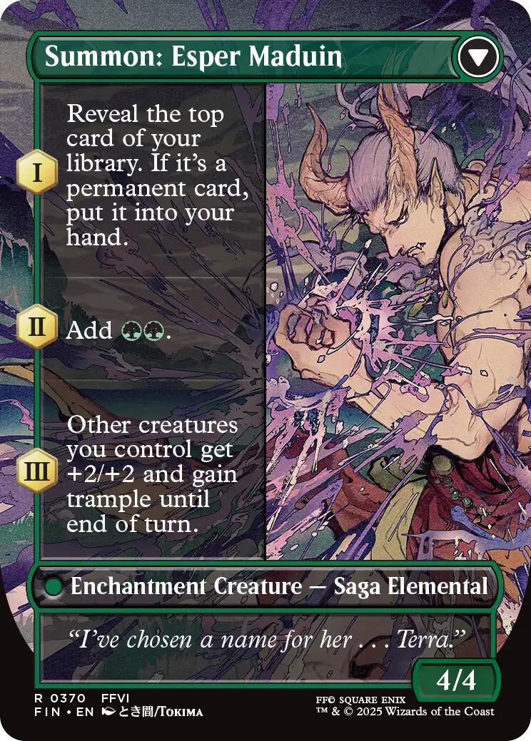 Esper Origins // Summon: Esper Maduin (Borderless) [FINAL FANTASY] | I Want That Stuff Brandon