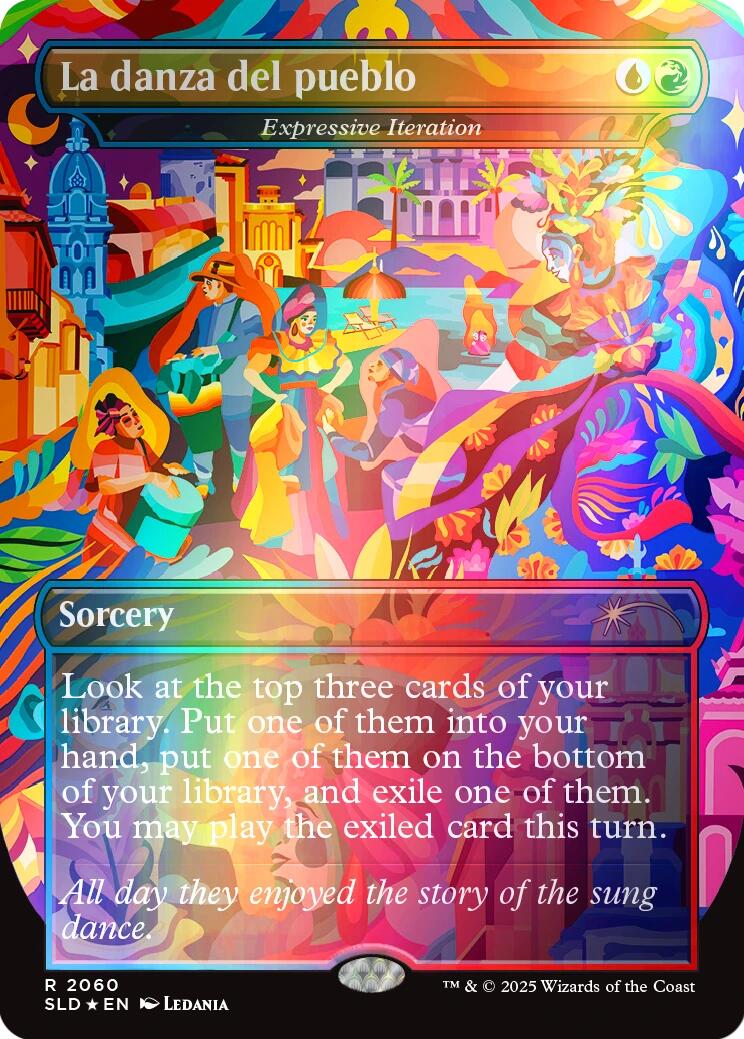 La danza del pueblo - Expressive Iteration (Rainbow Foil) [Secret Lair Drop Series] | I Want That Stuff Brandon