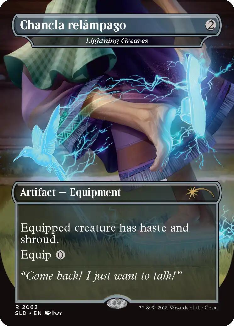 Chancla relampago - Lightning Greaves [Secret Lair Drop Series] | I Want That Stuff Brandon