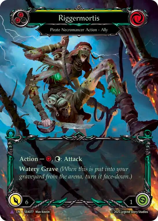 Riggermortis (Marvel Cold Foil) [SEA077] (High Seas)  Cold Foil | I Want That Stuff Brandon