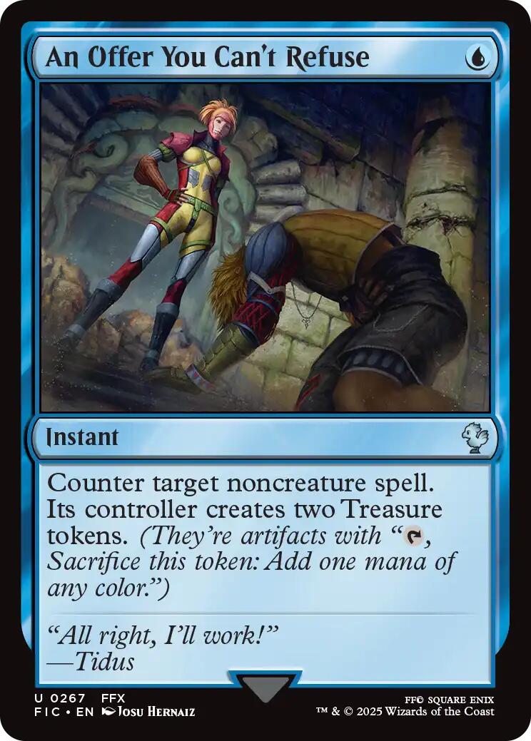 An Offer You Can't Refuse (Surge Foil) [FINAL FANTASY Commander] | I Want That Stuff Brandon
