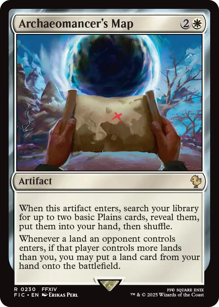Archaeomancer's Map (Surge Foil) [FINAL FANTASY Commander] | I Want That Stuff Brandon