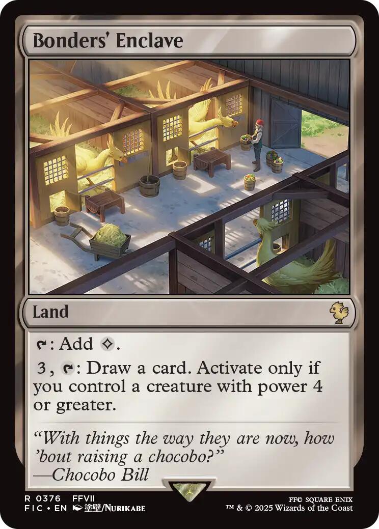 Bonders' Enclave (Surge Foil) [FINAL FANTASY Commander] | I Want That Stuff Brandon