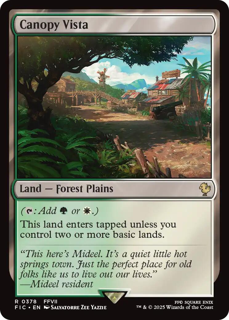 Canopy Vista (Surge Foil) [FINAL FANTASY Commander] | I Want That Stuff Brandon