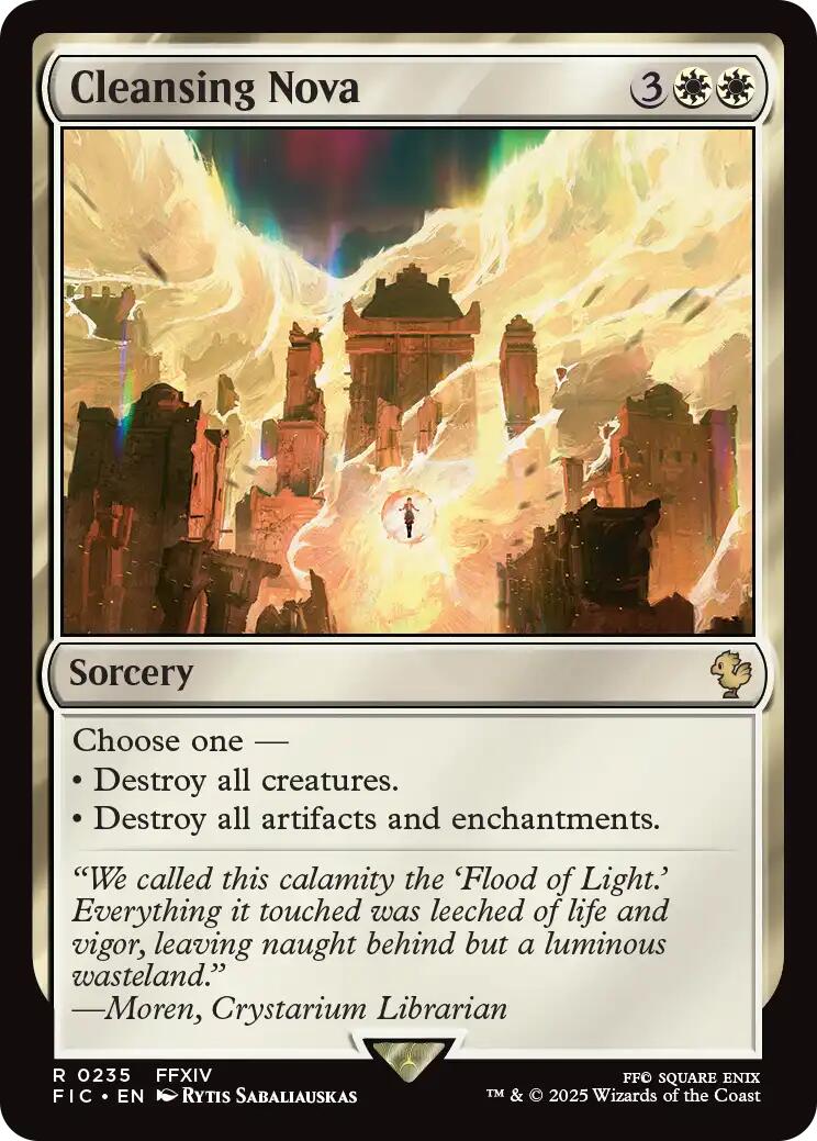 Cleansing Nova (Surge Foil) [FINAL FANTASY Commander] | I Want That Stuff Brandon